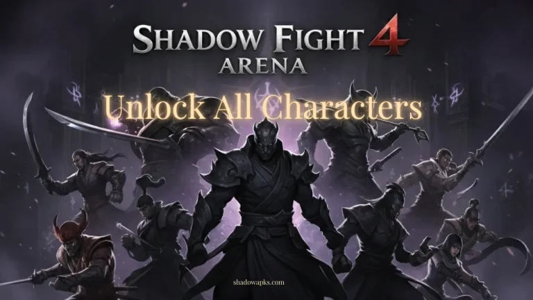 Shadow Fight 4 Arena MOD APK Unlock All Characters – Unleash Ultimate Power 2 Shadow Fight 4 Arena MOD APK Unlock All Characters