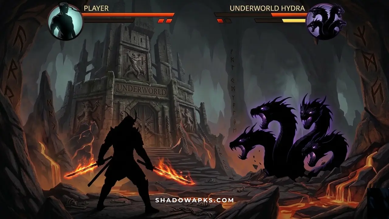 Shadow Fight 2 Mod APK Underworld – Unlimited Coins & Gems 2026 1 Shadow Fight 2 Underworld