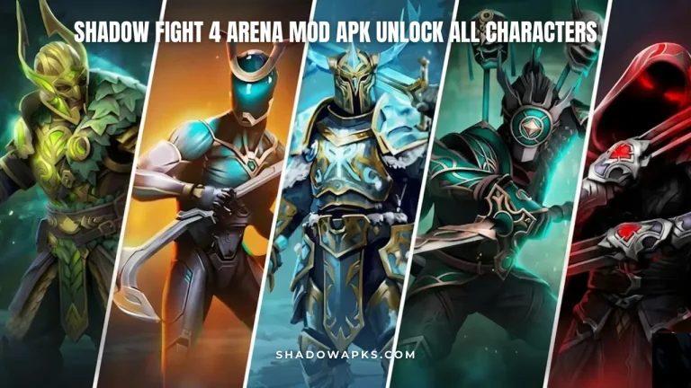 Shadow Fight 4 Arena MOD APK Unlock All Characters