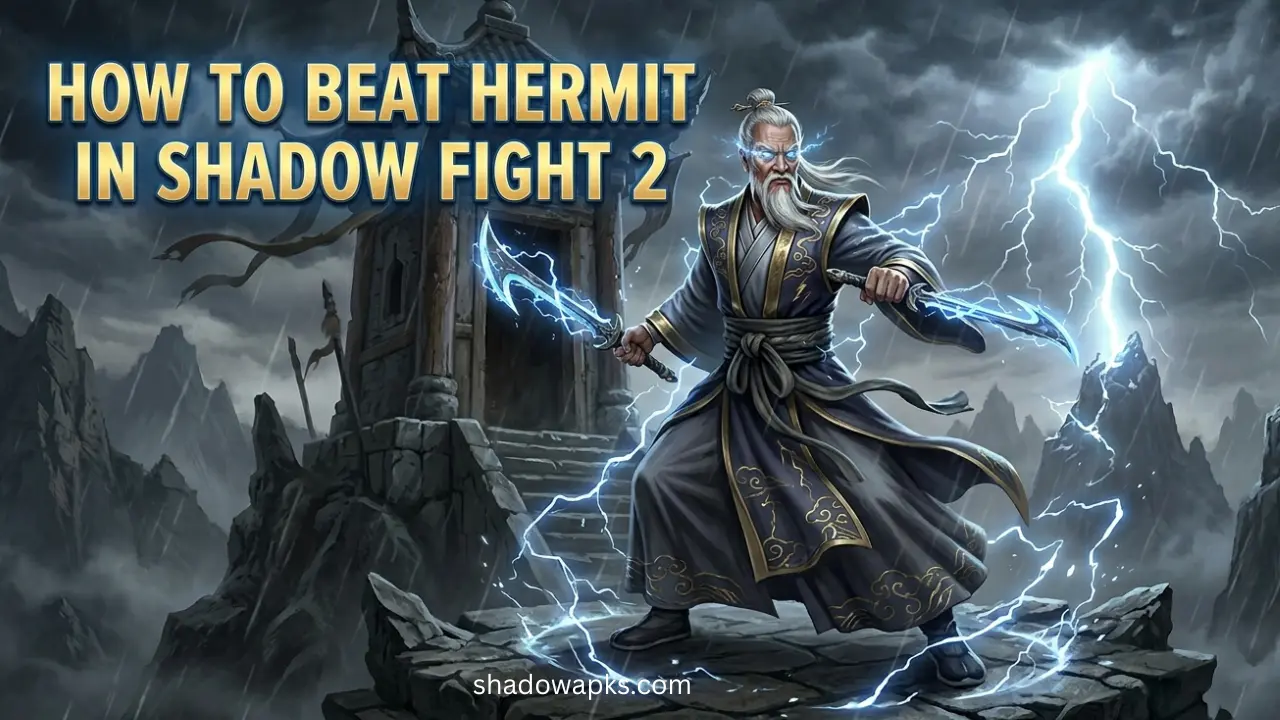 How to Beat Hermit in Shadow Fight 2 (Full Strategy Guide 2026) 1 How to Beat Hermit
